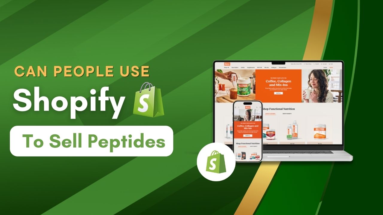 Can People Use Shopify to Sell Peptides?