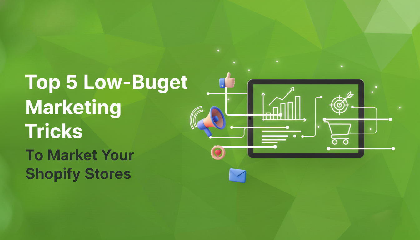 Top 5 Low-Budget Marketing Tricks To Market Your Shopify Stores