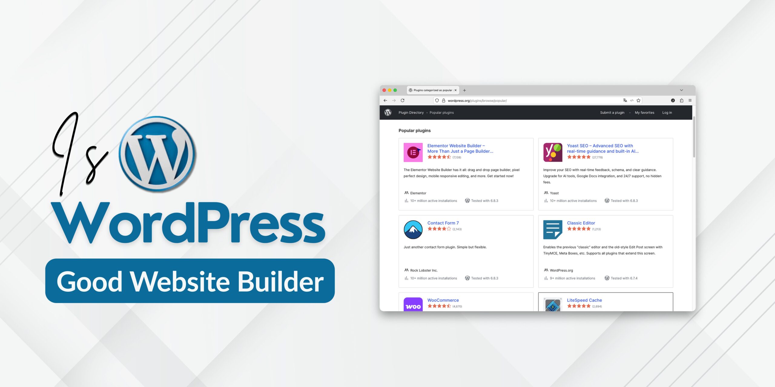 Is WordPress a Good Website Builder