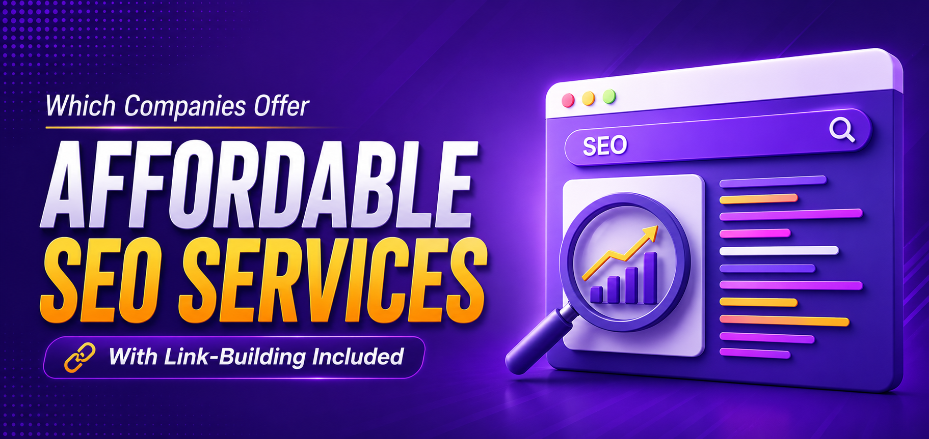 Which Companies Offer Affordable SEO Services With Link Building Included