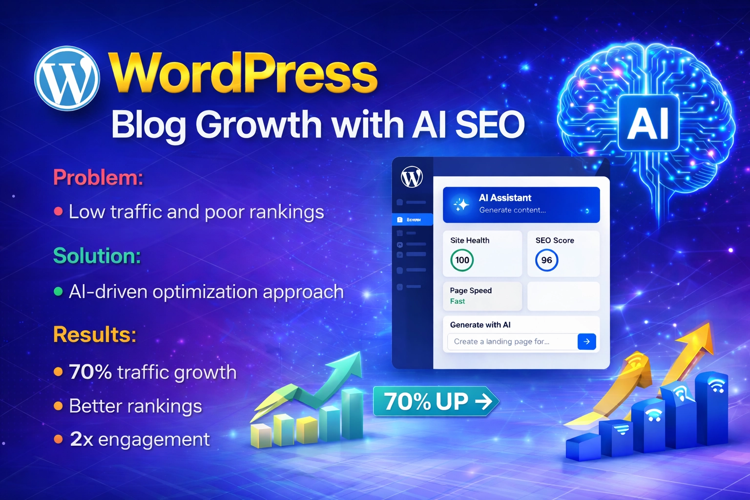 WordPress Blog Growth with AI SEO