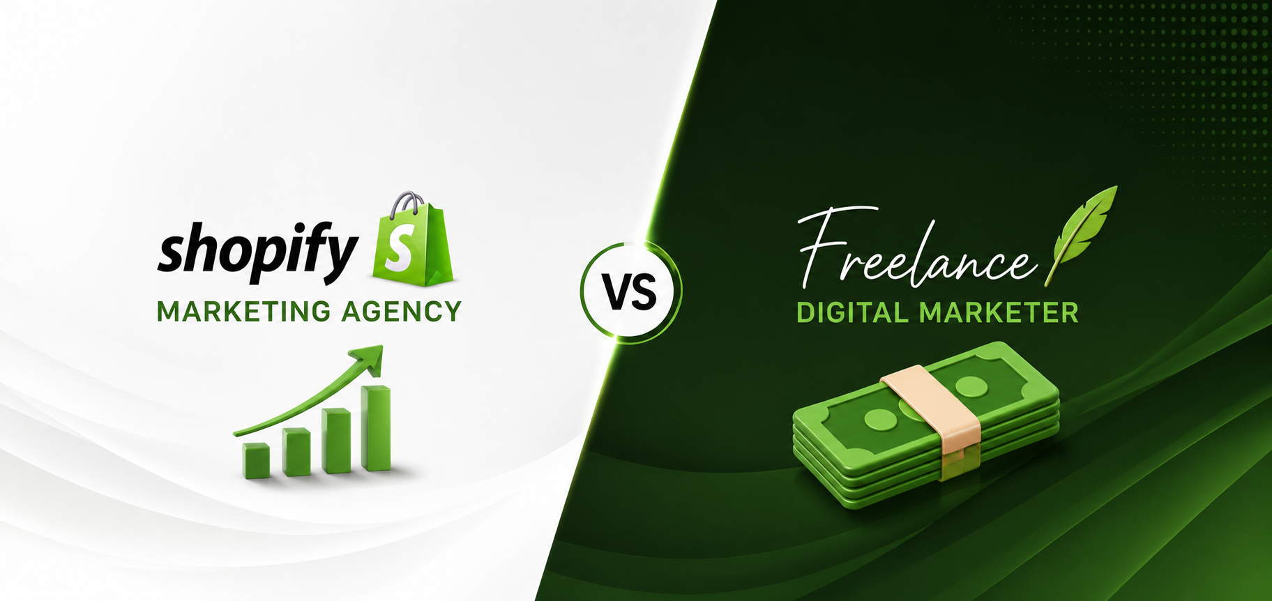 Shopify Marketing Agency Vs Freelance Digital Marketer for E-Commerce Growth