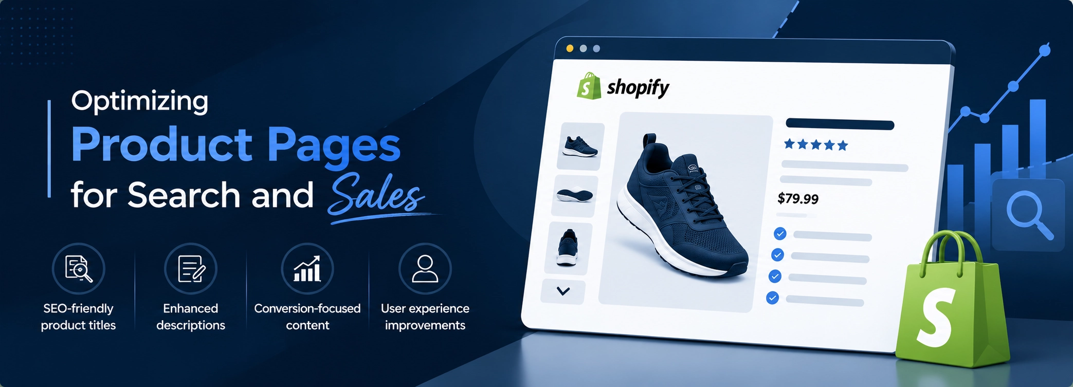 Hiring a Shopify SEO Company? See Our Client Success Stories 2 Optimising Product Pages for Search and Sales