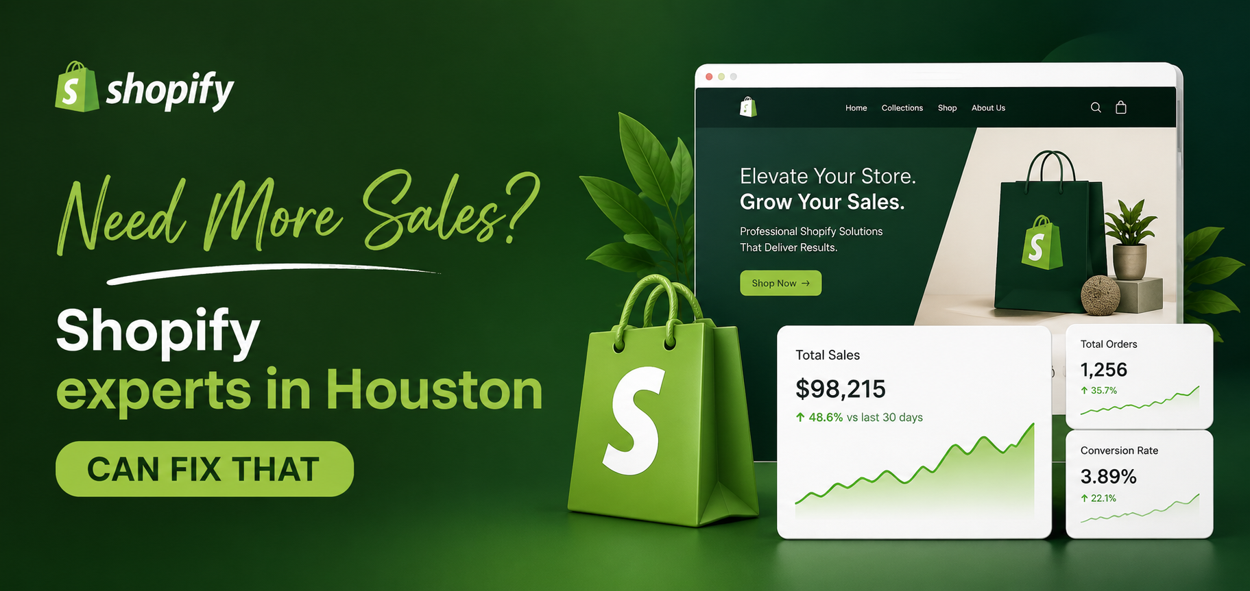 Need More Sales? Shopify Experts in Houston Can Fix That