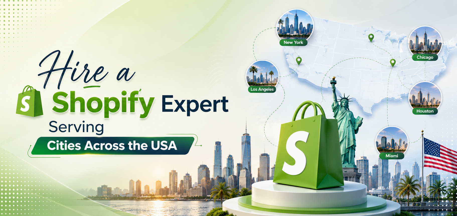 Hire a Shopify Expert Serving Cities Across the USA