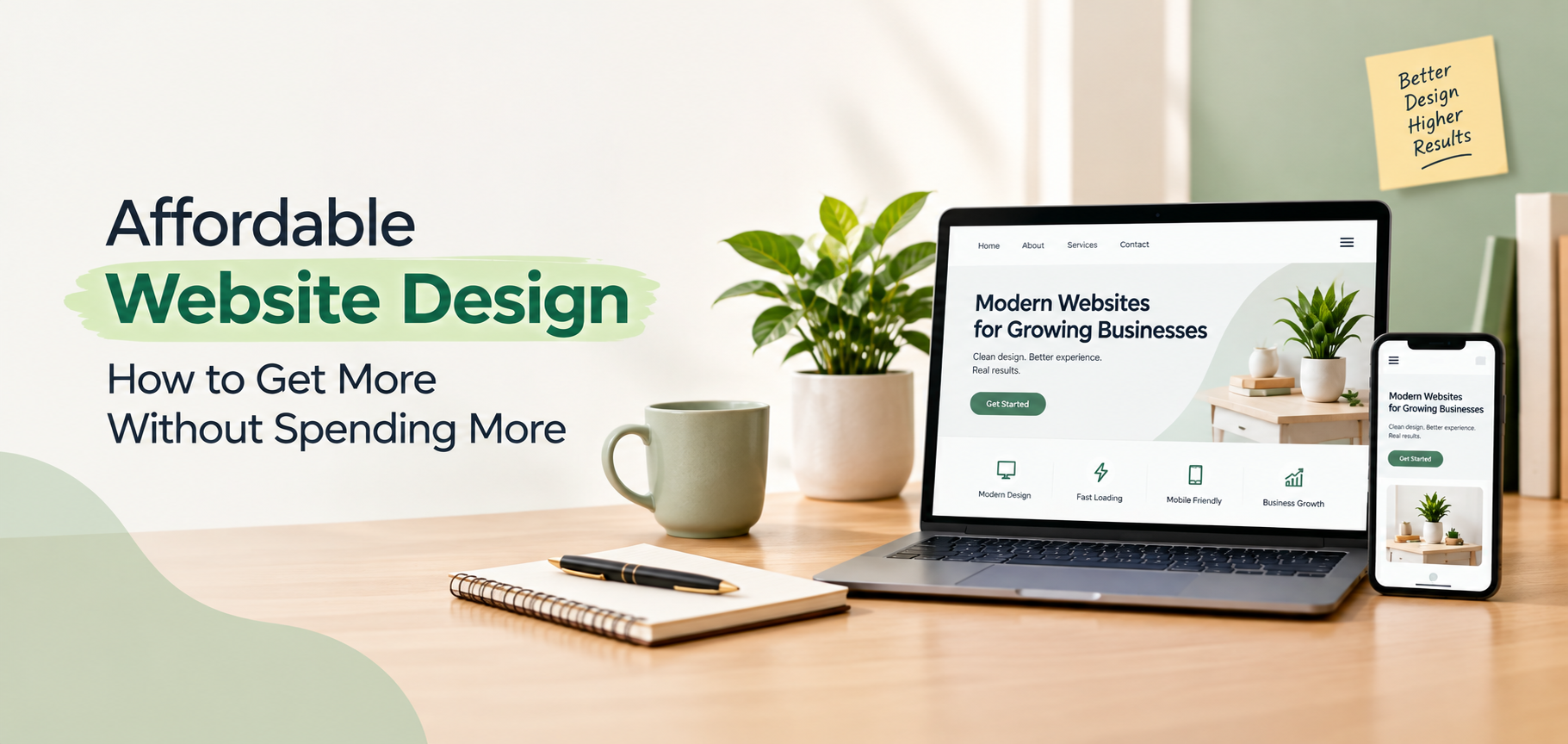Affordable Website Design: How to Get More Without Spending More
